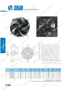 Quạt công nghiệp kho lạnh YWF4D-300S YWF4E-300S D300 mm